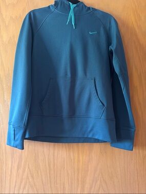 Nike Dark Teal Pullover Hoodie with Teal Drawstring